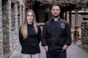 Propietaris del restaurant a La Cerdanya El Nou Cal Caterí